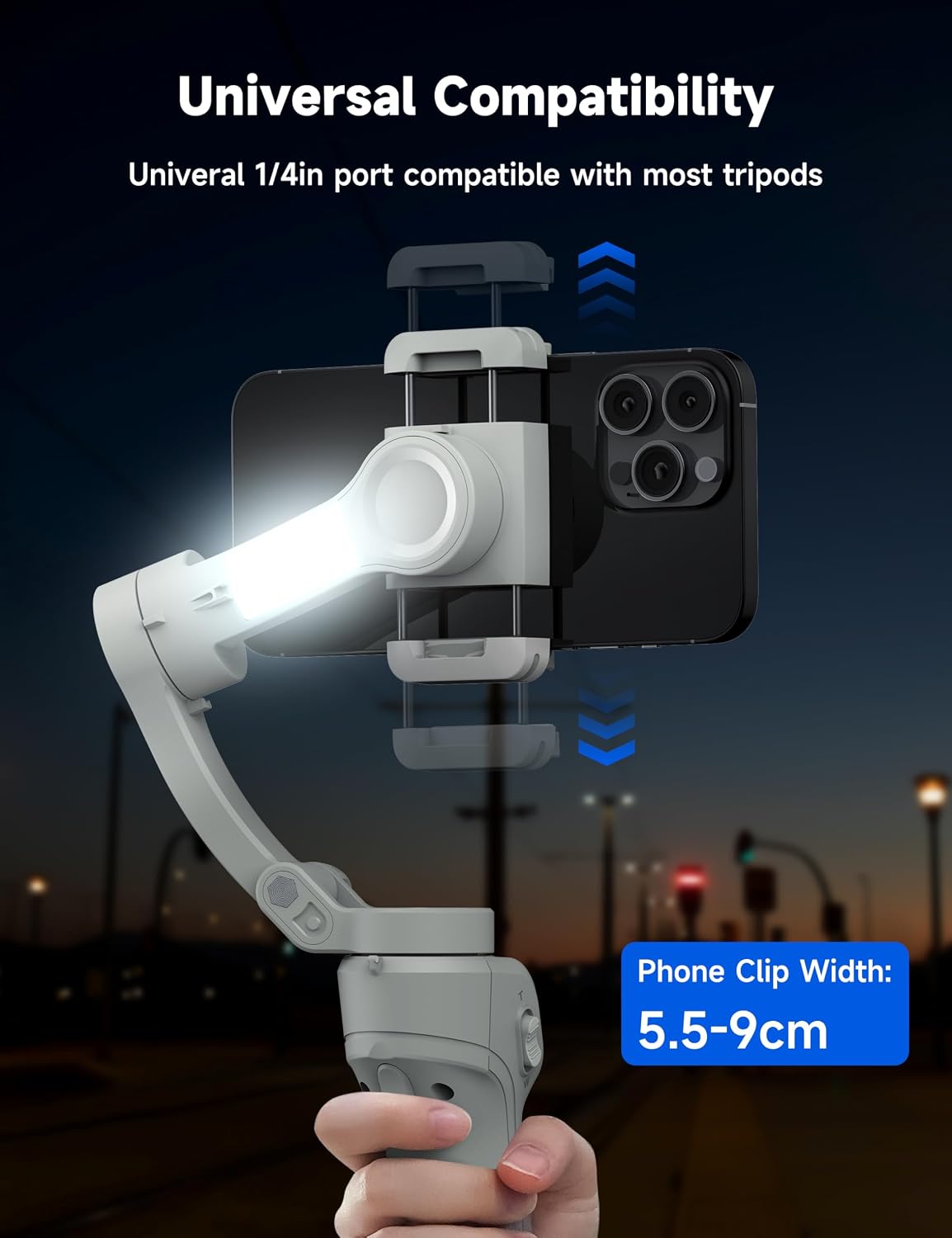 Gimbal Stabilizer for Smartphones, 3-Axis Phone Gimbal,