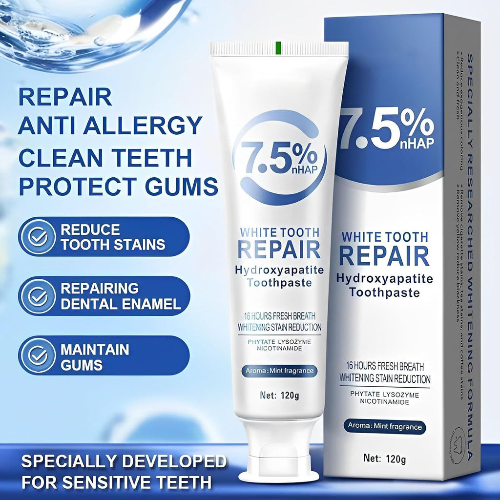 4pcs Nano Hydroxyapatite Toothpaste, Free Formula 16.92 Oz