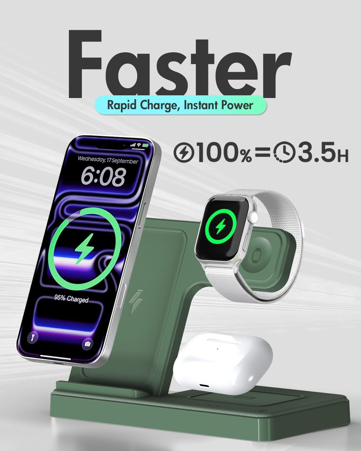 3-in-1 Wireless Charger