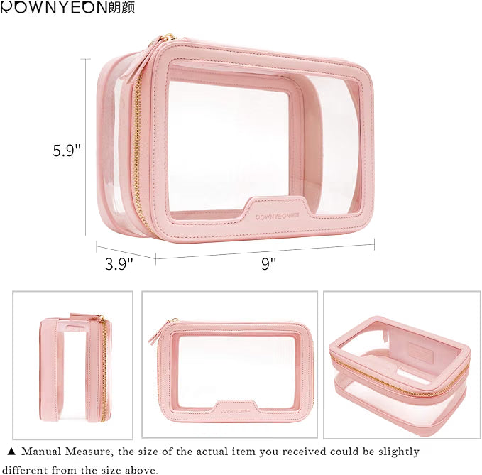 ROWNYEON Clear Makeup Case