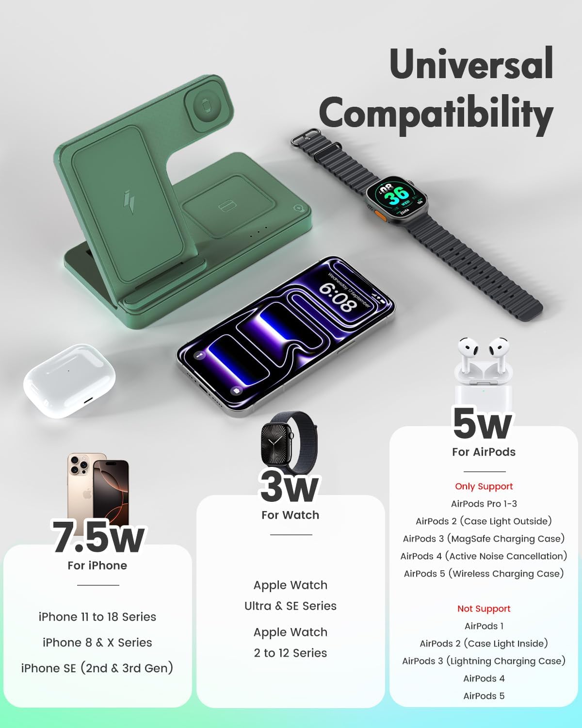 3-in-1 Wireless Charger